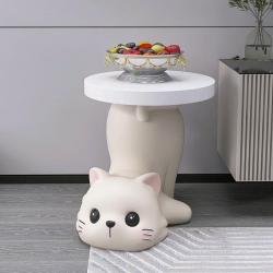 Bàn decor trang trí mèo lộn ngược đáng yêu cá tính 035