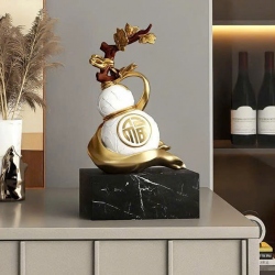 Bình hồ lô để bàn decor trang trí phong cách Trung Hoa 015