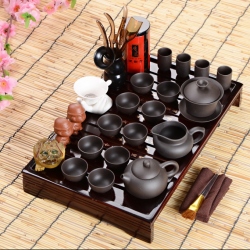 Bộ bàn trà gỗ mini 43x26x6cm cao cấp 0074