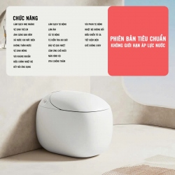 Bồn cầu thông minh hiện đại nâng tầm tiện nghi cho phòng tắm sang...