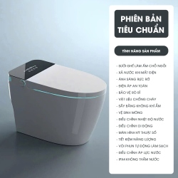 Bồn cầu thông minh tự động vệ sinh điện áp an toàn...