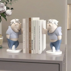Cặp tượng decor trang trí gấu trắng dễ thương cao cấp...