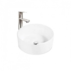 Chậu lavabo tròn đặt bàn Tora Sanitary KT-LB34