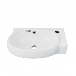 Chậu Rửa Mặt Lavabo Treo Góc Tường Tora Sanitary KT-LB76