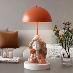 Đèn để bàn hình cô gái decor trang trí 014