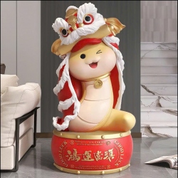 Đồ decor trang trí hình con rắn sang trọng cao cấp 020
