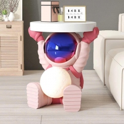 Đồ decor trang trí kết hợp bàn để đồ hình phi hành...