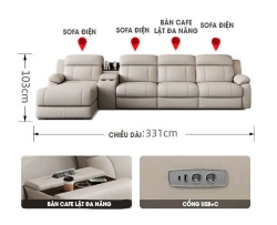 SFD011 - Ghế Sofa điện tiện lợi 1 ghế...