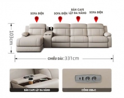 SFD031 - Ghế Sofa điện tiện lợi phiên...