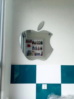 Gương treo tường trang trí hình Apple 021