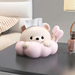 Hộp đựng khăn giấy rút decor trang trí hình gấu bông...