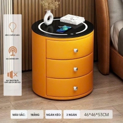 Khám phá tủ đầu giường thông minh hiện đại có đèn LED và ngăn...