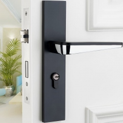 Khóa cửa tay gạt nguyên khối kiểu dáng sang trọng 095