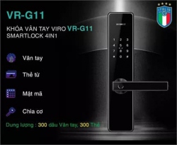 Khóa cửa vân tay thông minh level Viro-Smartlock 4in1 VR-G11 055