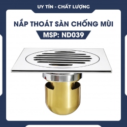 Nắp thoát sàn inox 304 đúc nguyên khối...