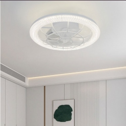 QTD168 - Quạt Ốp Trần Đèn Vòng LED trang...
