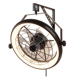 QTD176 - Quạt Treo Tường Đèn LED Vòng...