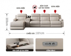 SFD010 - Sofa điện đa năng cho cả gia...