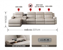 SFD030 - Sofa điện đa năng phiên bản...