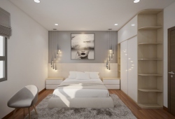Thiết kế nội thất phòng ngủ phong cách hiện đại 073