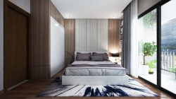 Thiết kế nội thất phòng ngủ phong cách tối giản 037