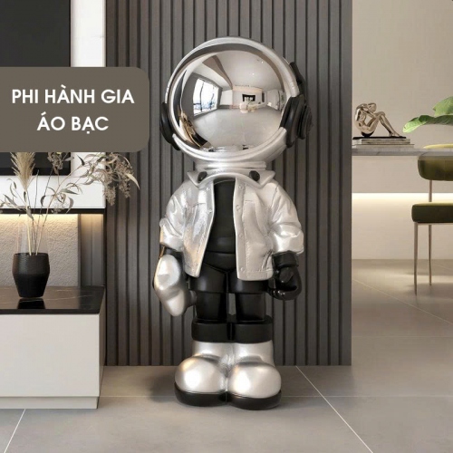 Tượng decor trang trí hình phi hành gia 009