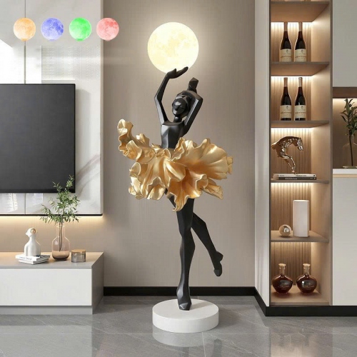 Tượng decor trang trí hình vũ công ballet 011