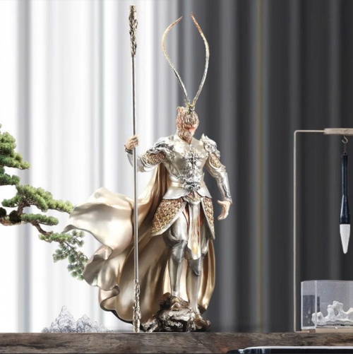 Tượng decor trang trí tôn ngộ không chiến đấu cao cấp 003
