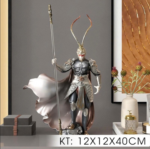 Tượng decor trang trí tôn ngộ không chiến đấu cao cấp 003