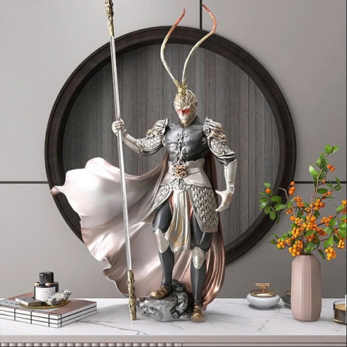Tượng decor trang trí tôn ngộ không chiến đấu cao cấp 003