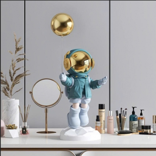 Tượng hình phi hành gia dùng decor trang trí độc lạ 005