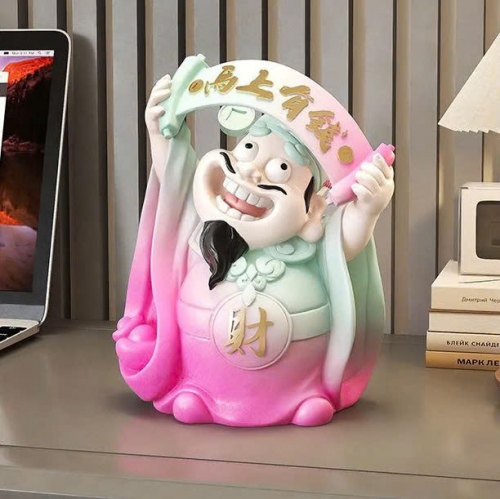 Tượng Thần Tài sáng tạo decor trang trí hút tài lộc vẹn toàn 016