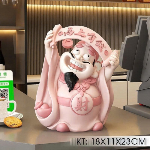 Tượng Thần Tài sáng tạo decor trang trí hút tài lộc vẹn toàn 016