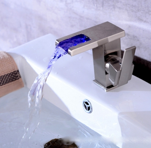 Vòi nước lavabo cảm biến laze hiện đại 015
