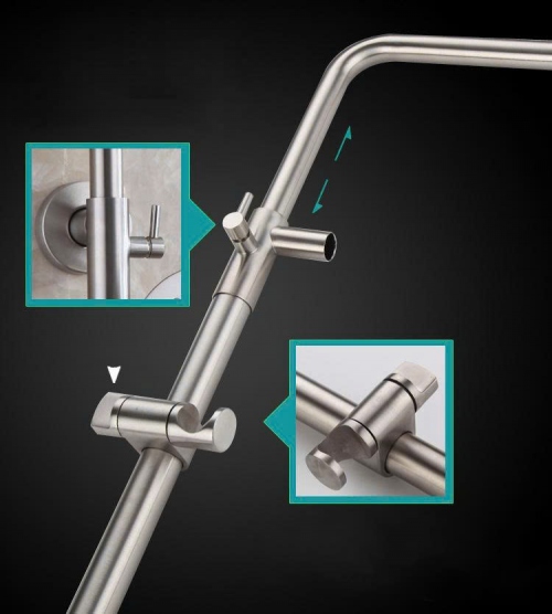 Vòi sen tắm nóng lạnh inox 304 cao cấp 090