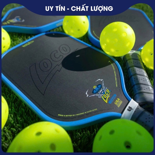 Vợt Pickleball LOCO Bread And Butter Chính Hãng Cao Cấp, Kiểm Soát Tốt Đánh Êm Chuẩn Giải