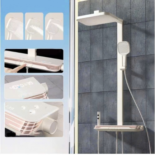 VS132 - Bộ vòi sen ổn định nhiệt độ màn hình kỹ thuật số có đèn chiếu sáng thông minh